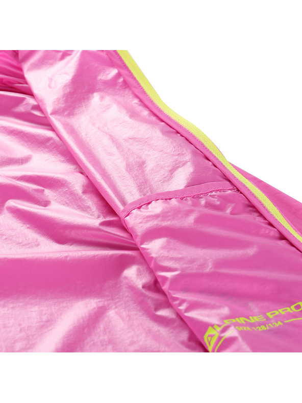 ALPINE PRO Ultraleichte Kinderjacke mit DWR-Beschichtung ALPINE PRO SPINO 2 neon pink