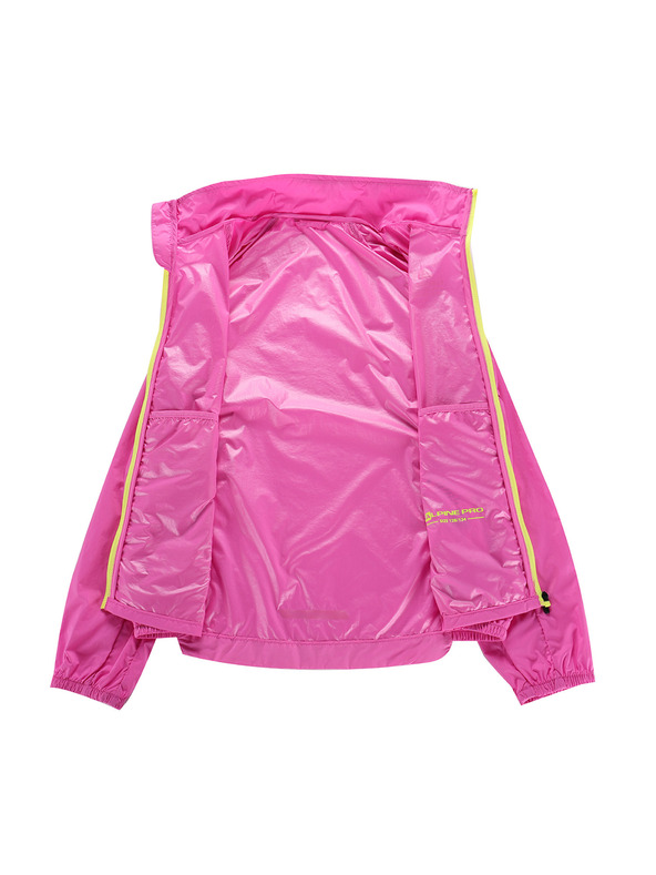 ALPINE PRO Ultraleichte Kinderjacke mit DWR-Beschichtung ALPINE PRO SPINO 2 neon pink