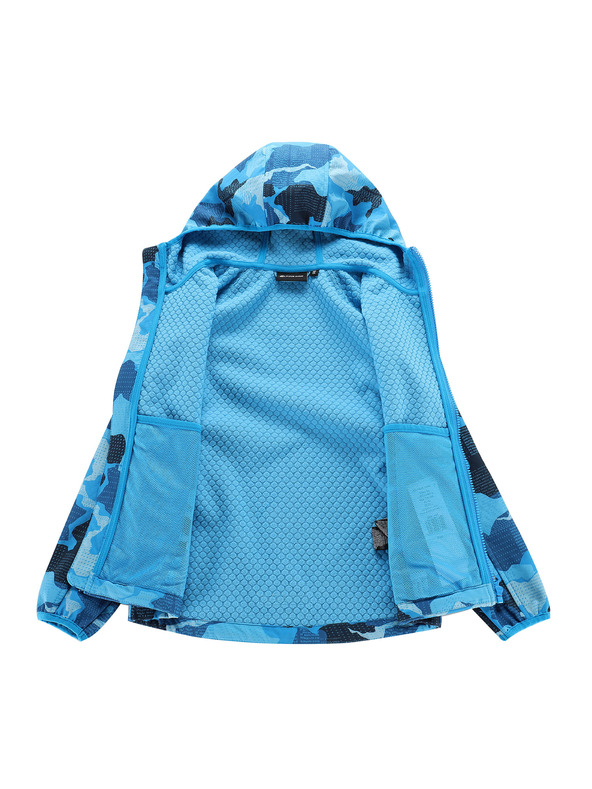 ALPINE PRO Kindersoftshell-Jacke mit Membran ALPINE PRO EZORO blue jewel varianta pa