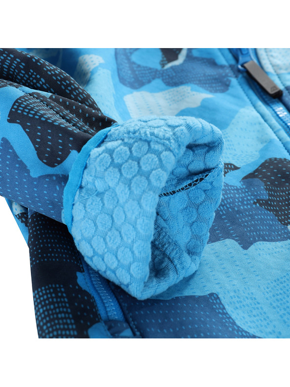ALPINE PRO Kindersoftshell-Jacke mit Membran ALPINE PRO EZORO blue jewel varianta pa
