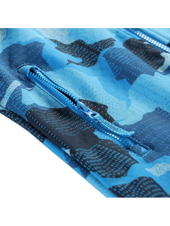 ALPINE PRO Kindersoftshell-Jacke mit Membran ALPINE PRO EZORO blue jewel varianta pa