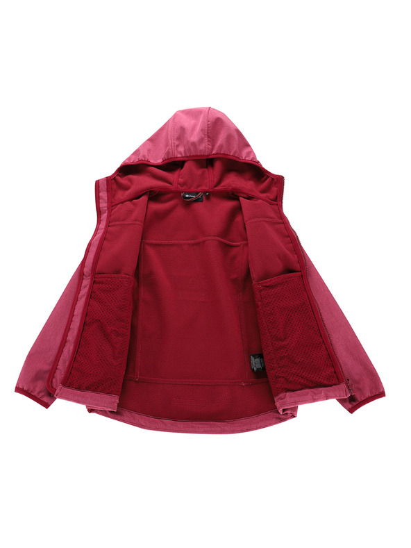 ALPINE PRO Kindersoftshell-Jacke mit Membran ALPINE PRO OMANO 2 raspberry