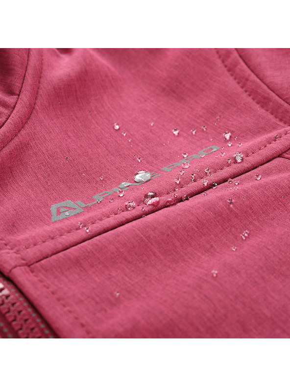 ALPINE PRO Kindersoftshell-Jacke mit Membran ALPINE PRO OMANO 2 raspberry