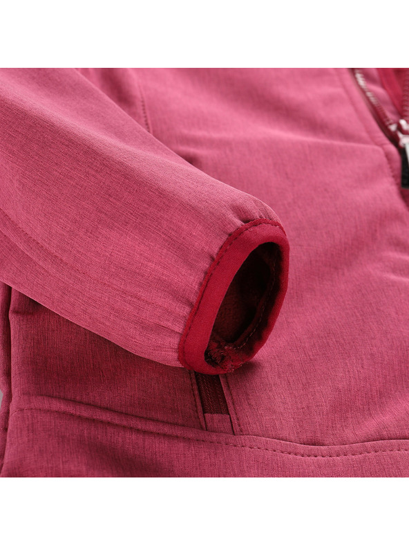 ALPINE PRO Kindersoftshell-Jacke mit Membran ALPINE PRO OMANO 2 raspberry
