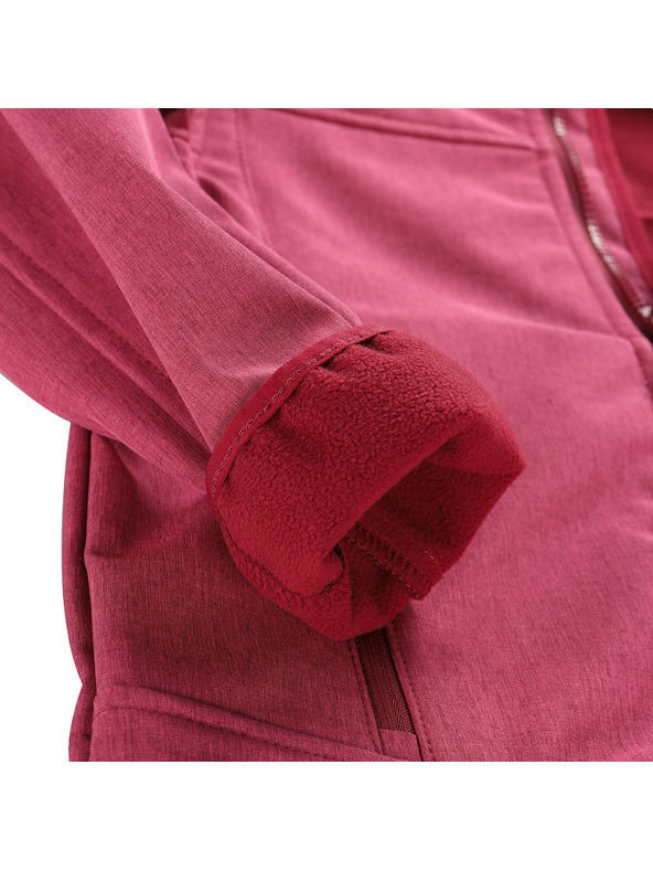 ALPINE PRO Kindersoftshell-Jacke mit Membran ALPINE PRO OMANO 2 raspberry
