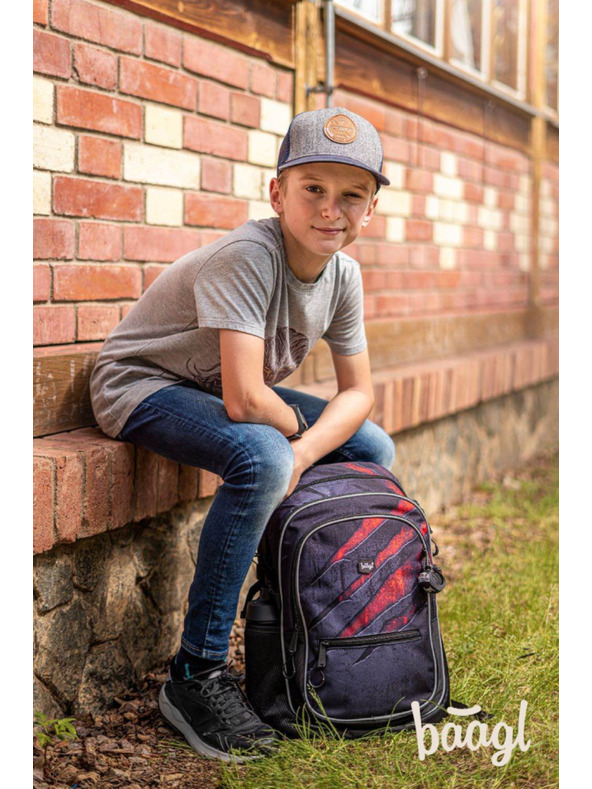 BAAGL  BAAGL Schulrucksack Core Lava