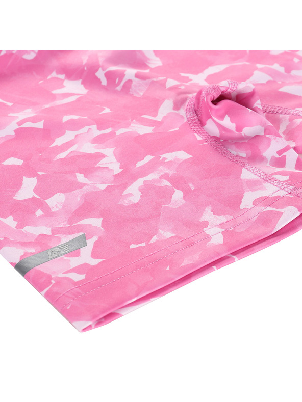 ALPINE PRO Kinder kurze schnelltrocknende Leggings ALPINE PRO ELO neon pink varianta pb