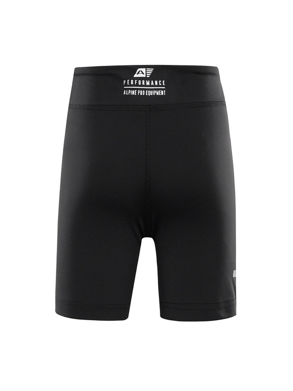 ALPINE PRO Kinder kurze schnelltrocknende Leggings ALPINE PRO ELO black