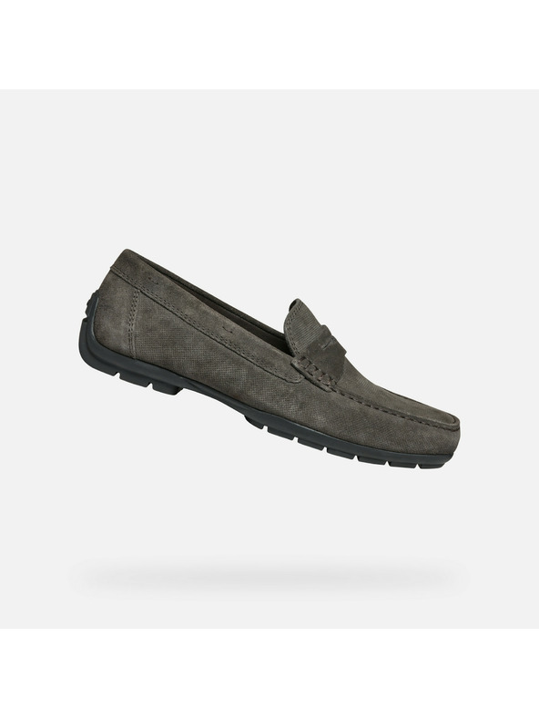 Geox Graue Herren-Mokassins Geox Moner W 2FIT