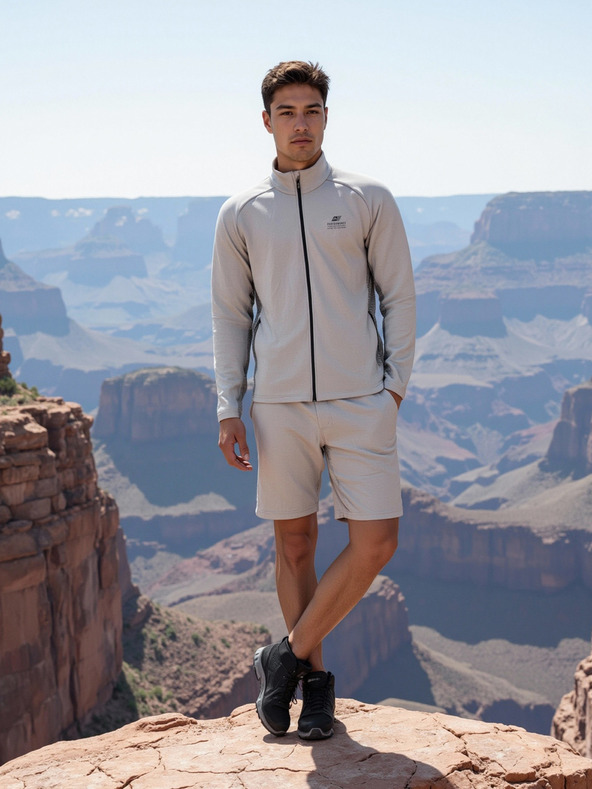 ALPINE PRO Herren-Schnelltrocknende Sweatshirt ALPINE PRO GOLL 2 high rise