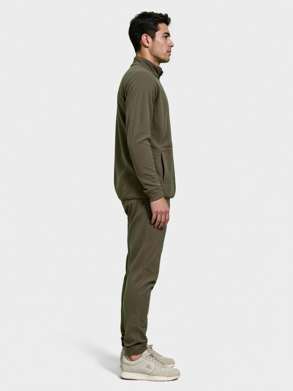 ALPINE PRO Herren Fleece-Sweatjacke ALPINE PRO SIUS 2 stone gray