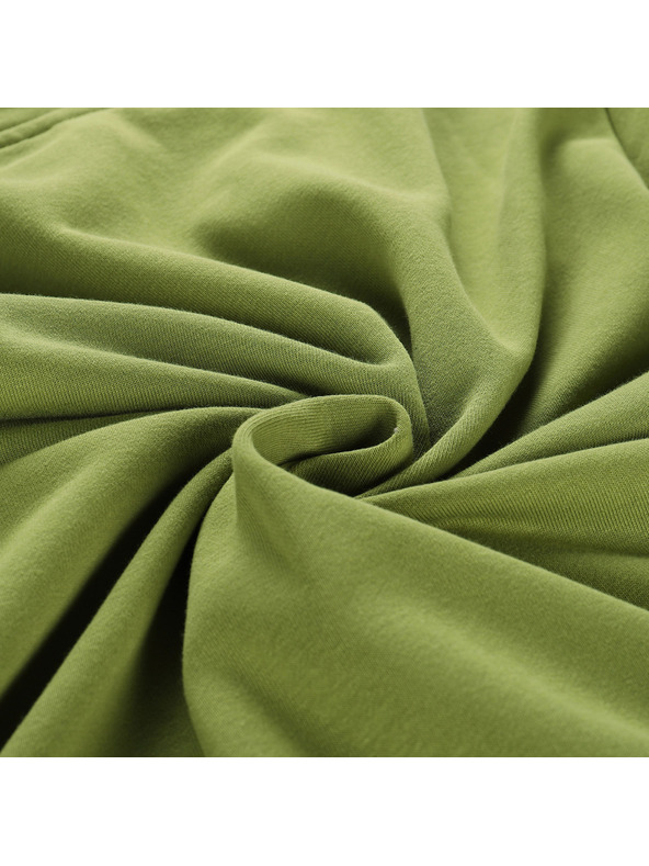 ALPINE PRO Herren Baumwoll-Kapuzenpullover ALPINE PRO LOKK turtle green