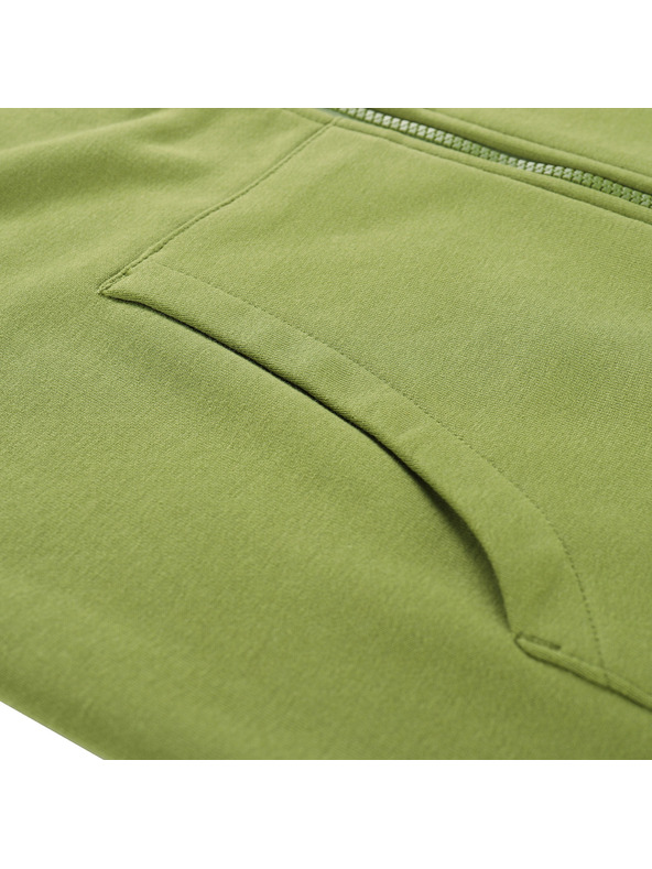 ALPINE PRO Herren Baumwoll-Kapuzenpullover ALPINE PRO LOKK turtle green