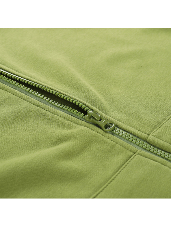 ALPINE PRO Herren Baumwoll-Kapuzenpullover ALPINE PRO LOKK turtle green