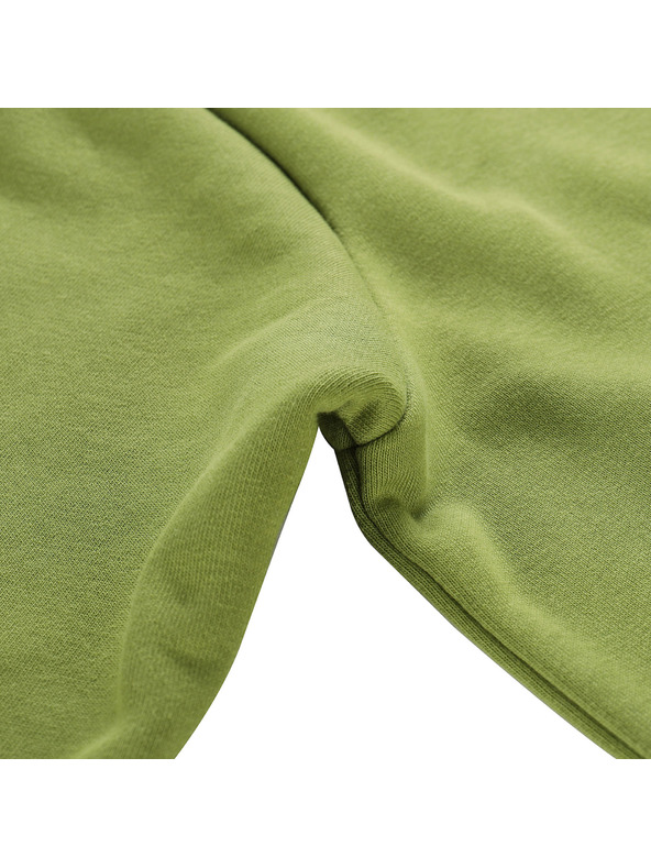 ALPINE PRO Herren Baumwoll-Kapuzenpullover ALPINE PRO LOKK turtle green