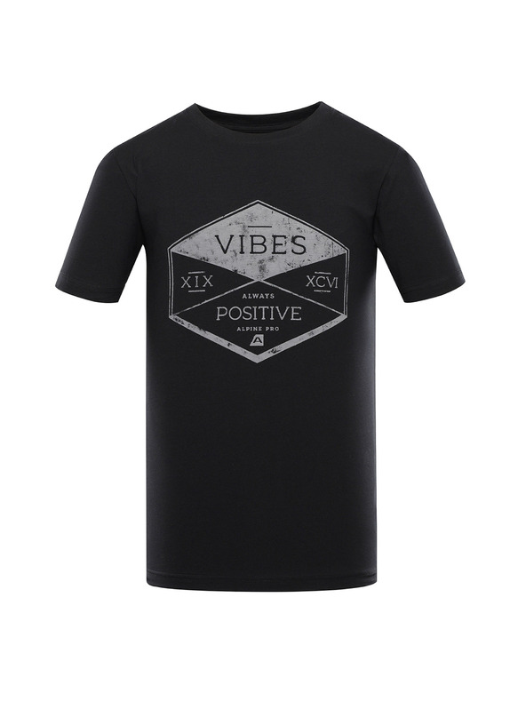 ALPINE PRO Herren Baumwoll-T-Shirt ALPINE PRO SUMEK black varianta pc