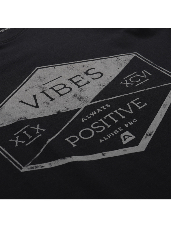 ALPINE PRO Herren Baumwoll-T-Shirt ALPINE PRO SUMEK black varianta pc