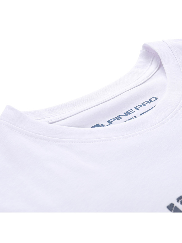 ALPINE PRO Herren-Baumwoll-T-Shirt ALPINE PRO SUMEK white varianta pa
