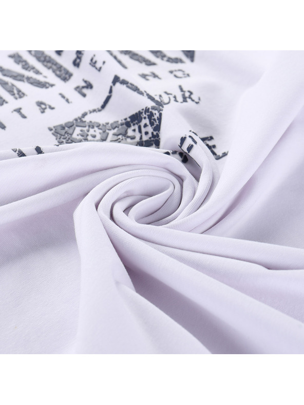 ALPINE PRO Herren-Baumwoll-T-Shirt ALPINE PRO SUMEK white varianta pa