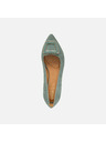 Geox Hellgrüne Damen-Ballerinas Geox Charyssa