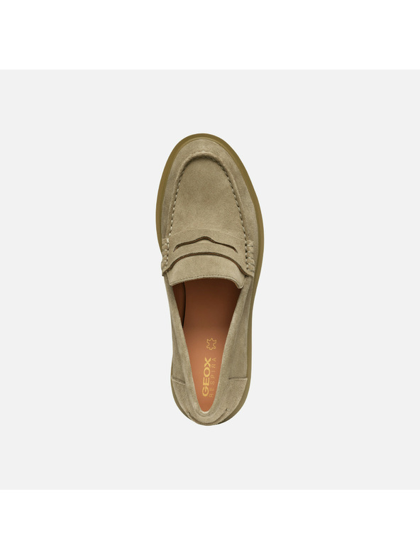 Geox Beige Damen-Mokassins Geox Spherica EC1