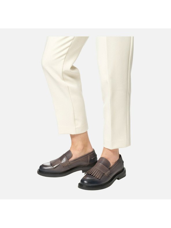 Geox Beige Damen-Mokassins Geox Serilda