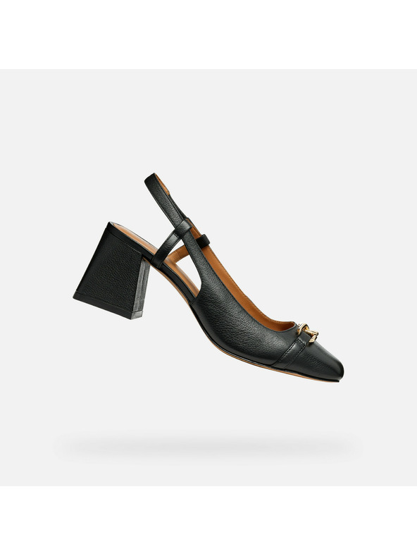 Geox Schwarze Damen-High-Heel-Schuhe Geox Coronilla