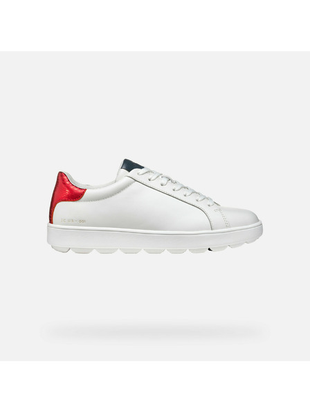 Geox Weiß Damen Geox Spherica ECUB-1 Turnschuhe