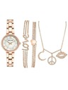 Anne Klein Roségoldene Damen-Uhr Anne Klein