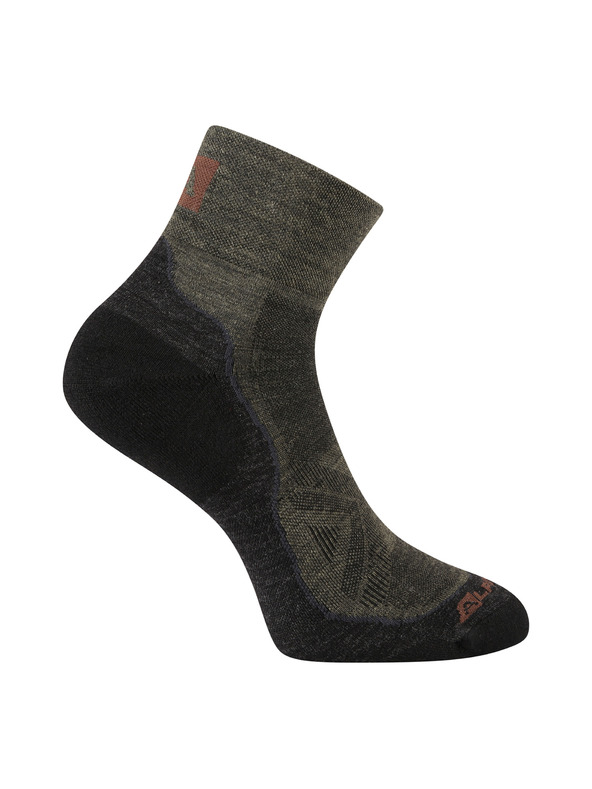 ALPINE PRO Antibakterielle Merino-Wollsocken ALPINE PRO DERERE stone grau