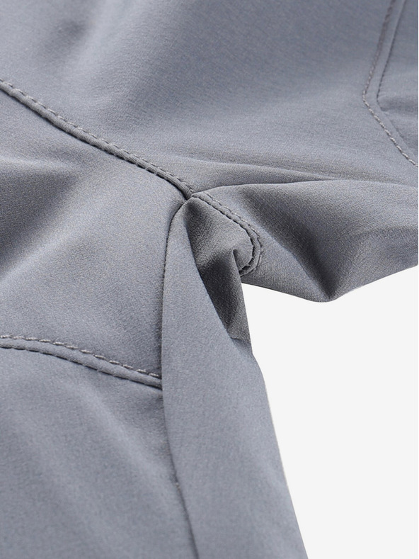 ALPINE PRO Graue Kinder-Softshell-Shorts ALPINE PRO Bako