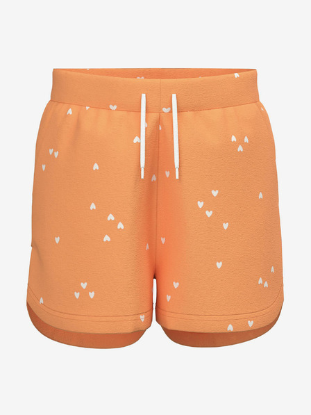 name it Orange gemusterte Shorts für Mädchen name it Henny