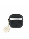 Guess Guess 4G Script PC/PU Charm Hülle für AirPods 4 Schwarz