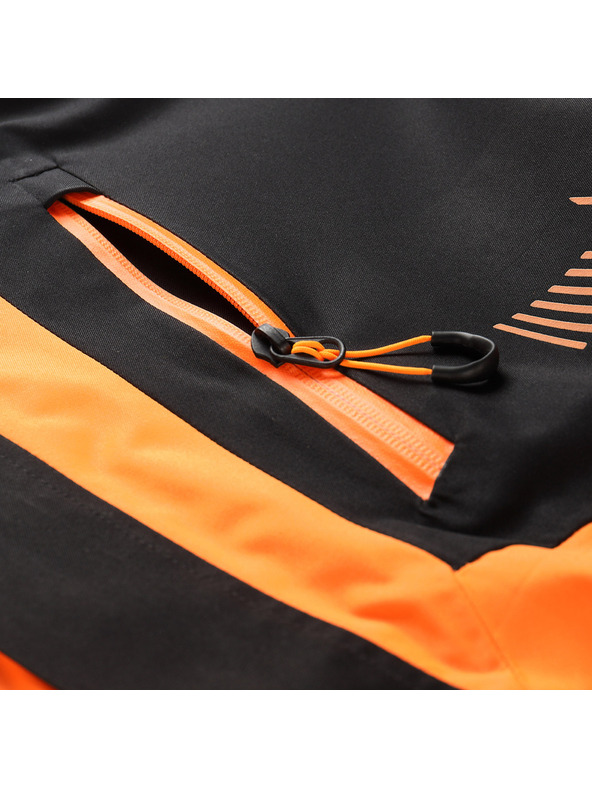 ALPINE PRO Herren-Skijacke mit ptx-Schneemembran ALPINE PRO DEAR neon shocking orange