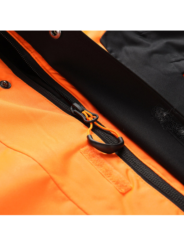 ALPINE PRO Herren-Skijacke mit ptx-Schneemembran ALPINE PRO DEAR neon shocking orange