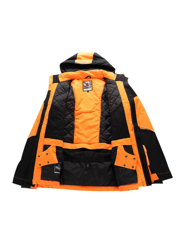 ALPINE PRO Herren-Skijacke mit ptx-Schneemembran ALPINE PRO DEAR neon shocking orange