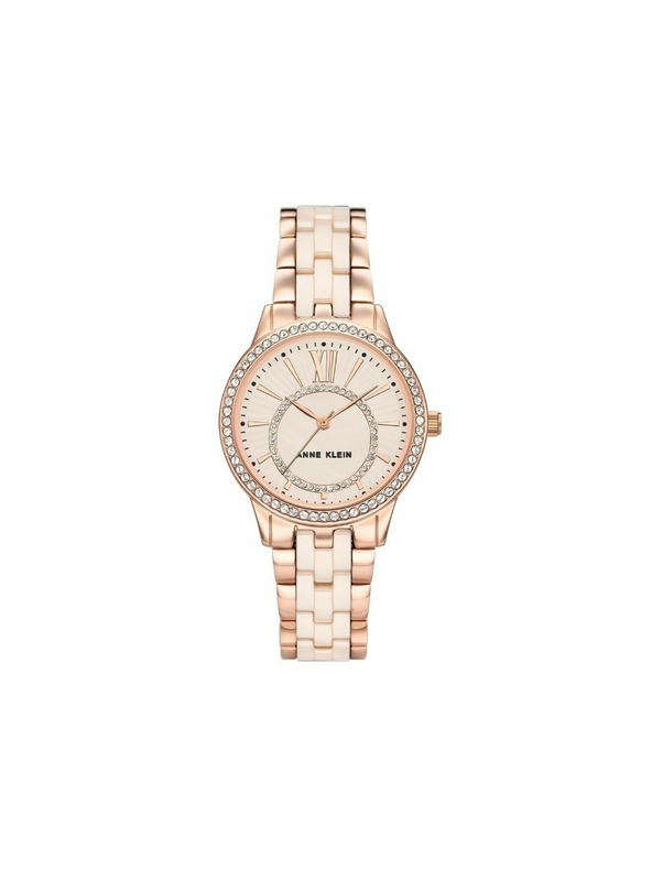 Anne Klein Roségoldene Damen-Uhr Anne Klein