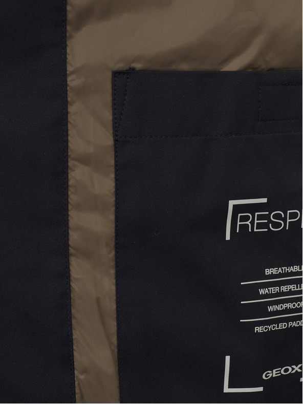 Geox Schwarze gesteppte Herrenjacke Geox Sapienza