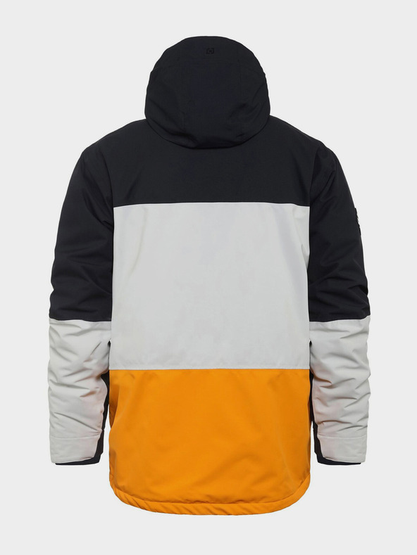 Horsefeathers Halen II unisolierte Jacke - schwarz/strahlend gelb Größe L HORSEFEATHERS