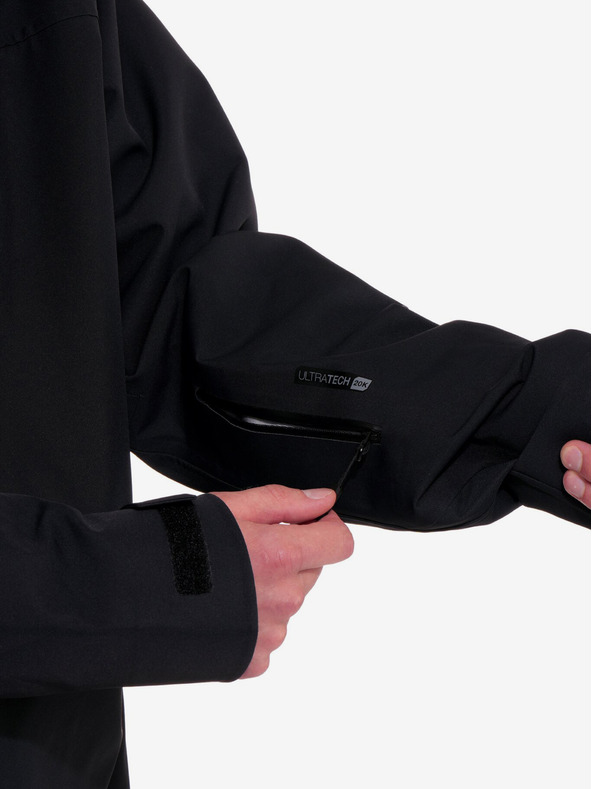 Horsefeathers Terra 3-Lagen Jacke - schwarz Größe M Pferdefedern