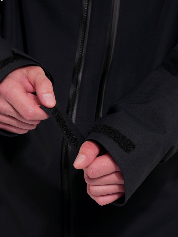 Horsefeathers Terra 3-Lagen Jacke - schwarz Größe M Pferdefedern