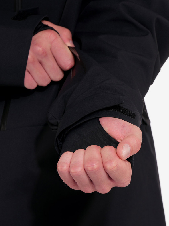 Horsefeathers Terra 3-Lagen Jacke - schwarz Größe M Pferdefedern