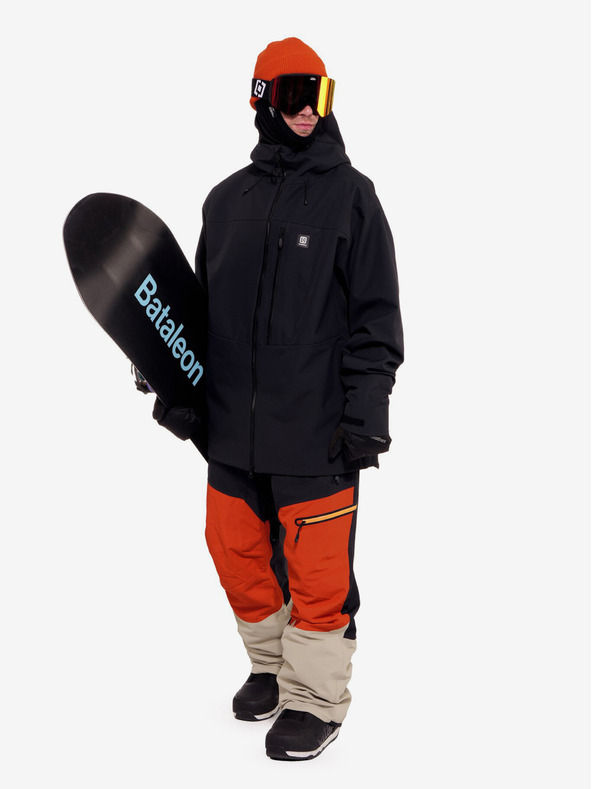 Horsefeathers Terra 3-Lagen Jacke - schwarz Größe M Pferdefedern