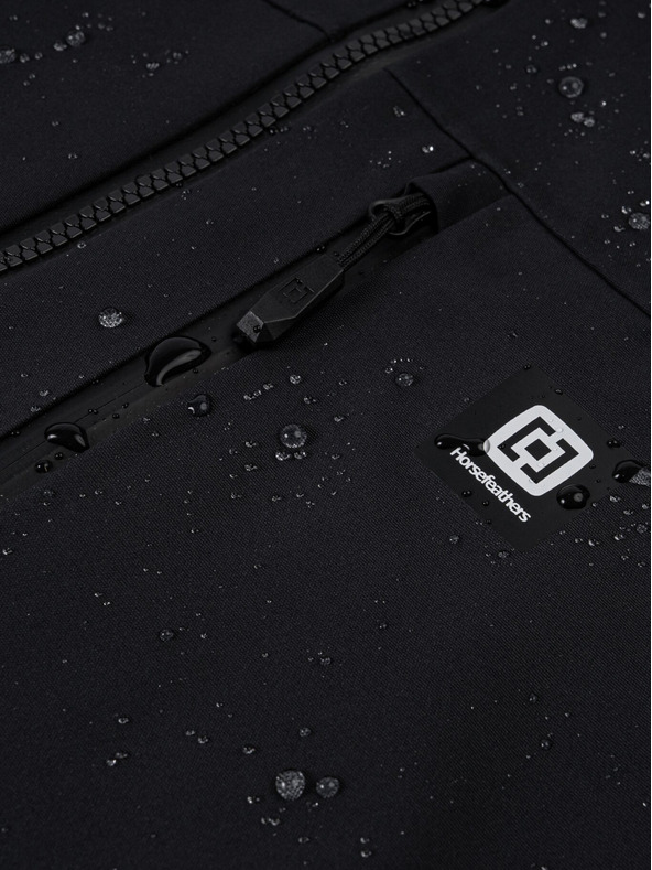 Horsefeathers Terra 3-Lagen Jacke - schwarz Größe M Pferdefedern