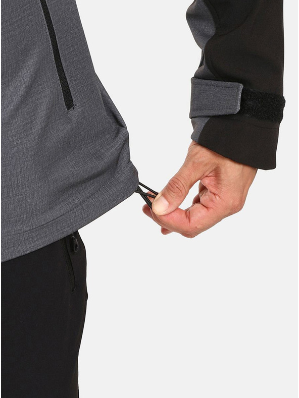Kilpi Dunkelgraue Herren-Softshell-Jacke Kilpi RAVIO-M