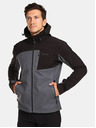 Kilpi Dunkelgraue Herren-Softshell-Jacke Kilpi RAVIO-M