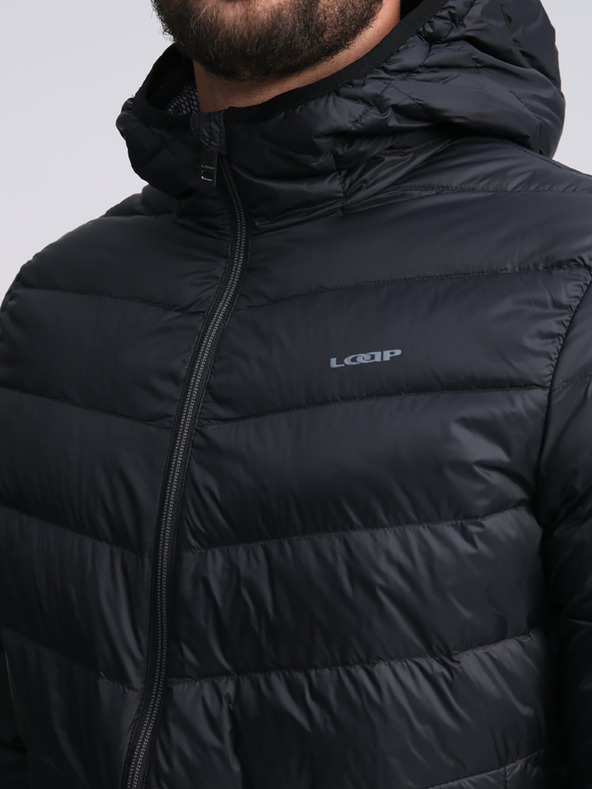 Loap Schwarze Daunenjacke für Herren LOAP IPALO