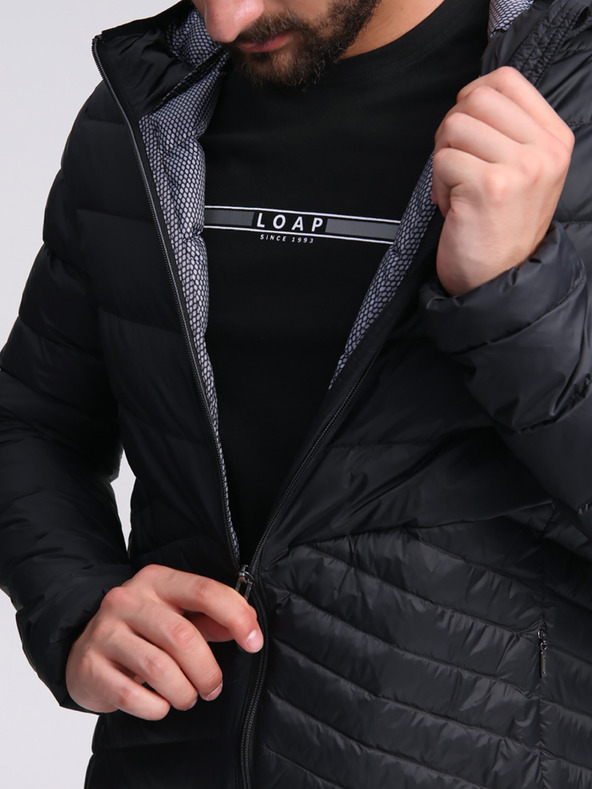 Loap Schwarze Daunenjacke für Herren LOAP IPALO