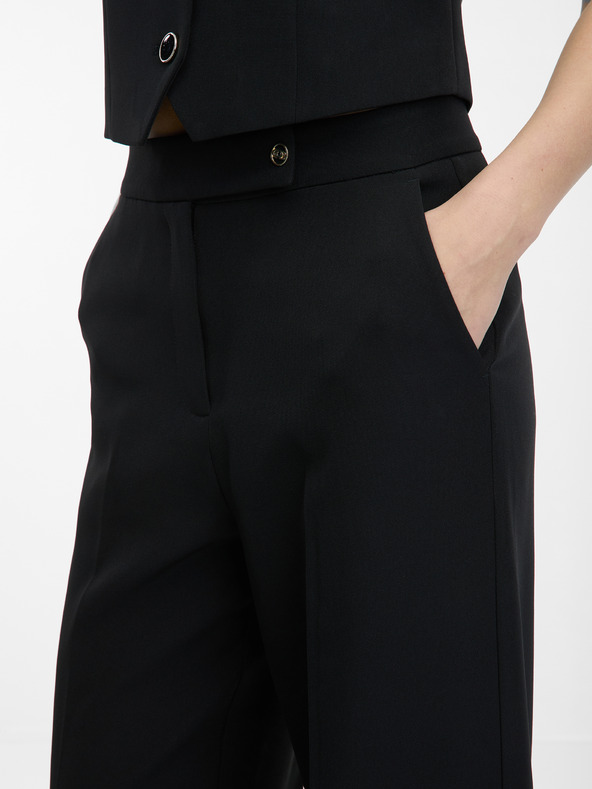 Orsay Schwarze Damen-Weitbeinhose ORSAY