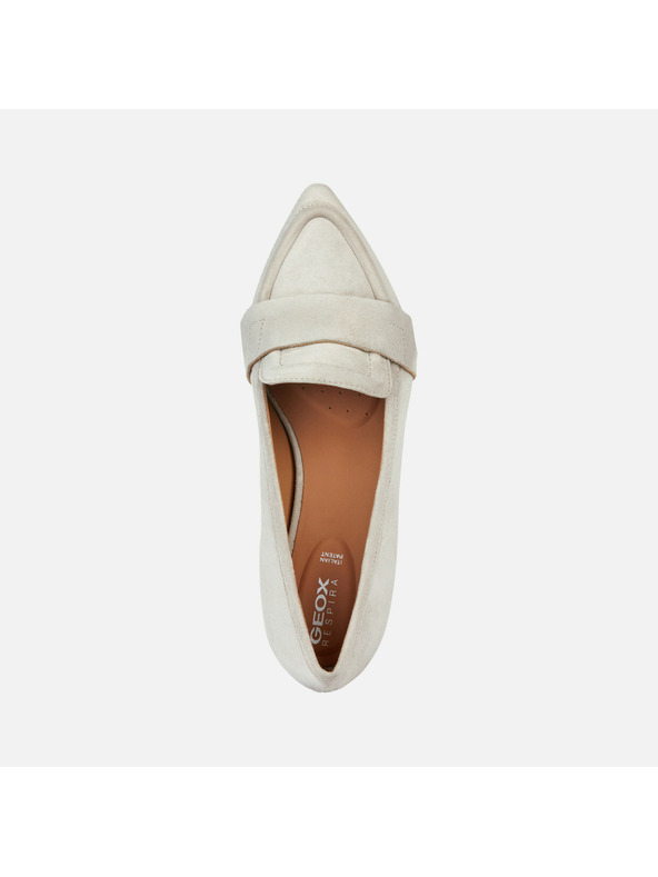 Geox Cremefarbene Damen-Ballerinas Geox Charyssa